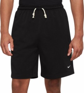 ナイキ メンズ ハーフパンツ・ショーツ ボトムス Nike Men's Dri-FIT Standard Issue 8" Fleece Basketball Shorts Black