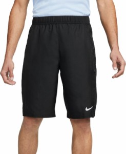 ナイキ メンズ ハーフパンツ・ショーツ ボトムス Nike Men's NikeCourt Dri-FIT Victory 11” Tennis Shorts Black/White