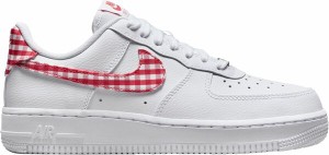 ナイキ レディース スニーカー シューズ Nike Women's Air Force 1 '07 Shoes Red Gingham