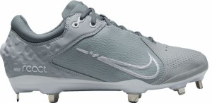 ナイキ レディース スニーカー シューズ Nike Women's Hyperdiamond 4 Elite Metal Fastpitch Softball Cleats Grey/White