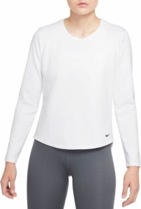 ナイキ レディース シャツ トップス Nike Women's One Therma-FIT Long Sleeve Top White