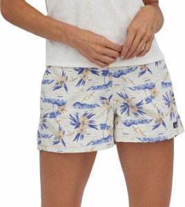 パタゴニア レディース ハーフパンツ・ショーツ ボトムス Patagonia Women's 2.5" Barely Baggies Shorts Faria Mlti Sall/Dyo White