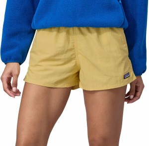 パタゴニア レディース ハーフパンツ・ショーツ ボトムス Patagonia Women's 2.5" Barely Baggies Shorts Milled Yellow