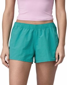 パタゴニア レディース ハーフパンツ・ショーツ ボトムス Patagonia Women's 2.5" Barely Baggies Shorts Subtidal Blue