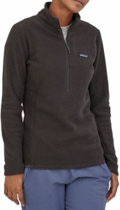 パタゴニア レディース パーカー・スウェット アウター Patagonia Women's R1 Air 1/2-Zip Pullover Black