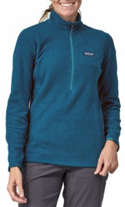 パタゴニア レディース パーカー・スウェット アウター Patagonia Women's R1 Air 1/2-Zip Pullover Lagom Blue