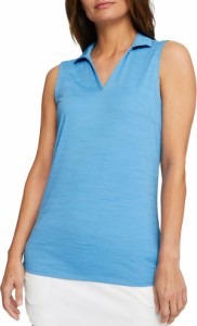 プーマ レディース ポロシャツ トップス PUMA Women's CLOUDSPUN Coast Sleeveless Golf Polo Regal Blue Heather