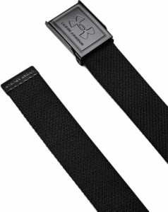 アンダーアーマー メンズ ベルト アクセサリー Under Armour Men's Golf Webbing Belt Black