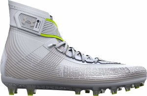 アンダーアーマー メンズ スニーカー シューズ Under Armour Men's Highlight MC Football Cleats White/Silver