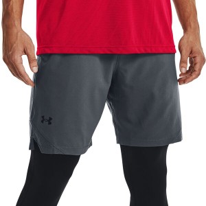 アンダーアーマー メンズ ハーフパンツ・ショーツ 水着 Under Armour Men's Vanish Woven 8" Shorts Pitch Gray/Black