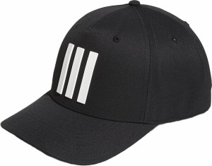 アディダス メンズ 帽子 アクセサリー adidas Men's 2022 3-Stripes Tour Golf Hat Black