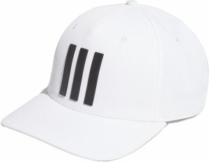 アディダス メンズ 帽子 アクセサリー adidas Men's 2022 3-Stripes Tour Golf Hat White