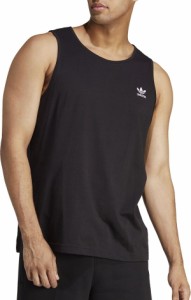 アディダス メンズ シャツ トップス adidas Men's Trefoil Essentials Tank Top Black