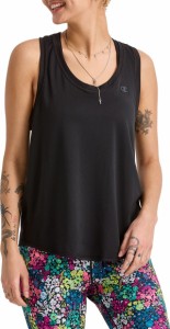 チャンピオン レディース タンクトップ トップス Champion Women's Classic Sport Reflective Logo Tank Top Black