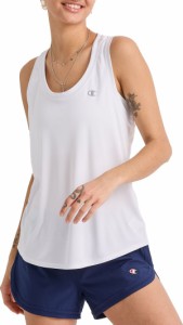 チャンピオン レディース タンクトップ トップス Champion Women's Classic Sport Reflective Logo Tank Top White