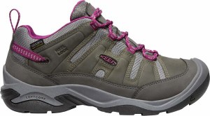 キーン レディース ブーツ・レインブーツ シューズ KEEN Women's Circadia Waterproof Hiking Shoes Steel Grey