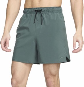 ナイキ メンズ ハーフパンツ・ショーツ ボトムス Nike Men's Dri-FIT Unlimited 5" Unlined Versatile Shorts Vintage Green/Black