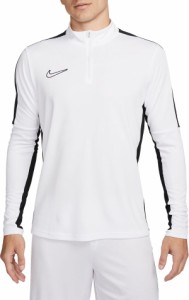 ナイキ メンズ シャツ トップス Nike Men's Dri-FIT Academy 1/4 Zip Global Long Sleeve T-Shirt White