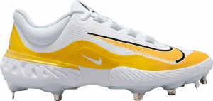 ナイキ メンズ スニーカー シューズ Nike Men's Alpha Huarache Elite 4 Metal Baseball Cleats White/Yellow