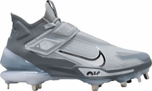 ナイキ メンズ スニーカー シューズ Nike Men's Force Zoom Trout 8 Elite Metal Baseball Cleats Grey/White