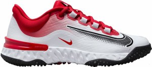 ナイキ レディース スニーカー シューズ Nike Women's Alpha Huarache Elite 4 Turf Softball Shoes Red/Black