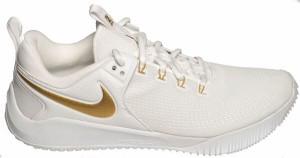 ナイキ メンズ スニーカー シューズ Nike Zoom HyperAce 2 Volleyball Shoes White/Gold