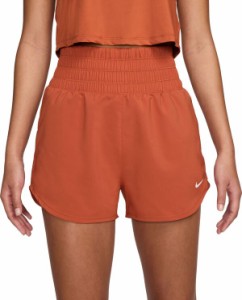 ナイキ レディース ハーフパンツ・ショーツ ボトムス Nike One Women's Dri-FIT Ultra High-Waisted 3" Brief-Lined Shorts Burnt Sunris