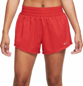 ナイキ レディース ハーフパンツ・ショーツ ボトムス Nike One Women's Dri-FIT Mid-Rise 3" Brief-Lined Shorts University Red