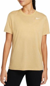 ナイキ レディース シャツ トップス Nike Women's Dri-FIT Legend T-Shirt Wheat Gold