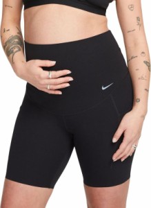 ナイキ レディース ハーフパンツ・ショーツ ボトムス Nike Women's Zenvy Maternity Gentle-Support High-Waisted 8" Biker Shorts Black