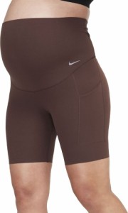 ナイキ レディース ハーフパンツ・ショーツ ボトムス Nike Women's Zenvy Maternity Gentle-Support High-Waisted 8" Biker Shorts Earth