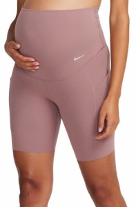 ナイキ レディース ハーフパンツ・ショーツ ボトムス Nike Women's Zenvy Maternity Gentle-Support High-Waisted 8" Biker Shorts Smoke