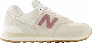 ニューバランス レディース スニーカー シューズ New Balance Women's 574 Shoes White/Pink
