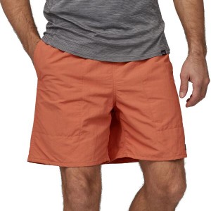 パタゴニア メンズ ハーフパンツ・ショーツ ボトムス Patagonia Men's 7" Baggies Shorts Quartz Coral