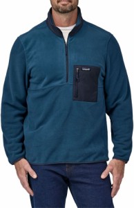 パタゴニア メンズ パーカー・スウェット アウター Patagonia Men's Microdini 1/2 Zip Fleece Pullover Tidepool Blue