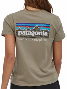 パタゴニア レディース シャツ トップス Patagonia Women's P-6 Mission Organic T-Shirt Garden Green