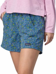 パタゴニア レディース ハーフパンツ・ショーツ ボトムス Patagonia Women's 5” Baggies Shorts Flora Fun Print