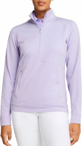 プーマ レディース ジャケット・ブルゾン アウター PUMA Women's CLOUDSPUN Rockaway Golf 1/4 Zip Vivid Violet Hthr