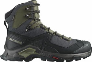 サロモン メンズ スニーカー シューズ Salomon Men's Quest Element GTX Hiking Boots Black/Lichen