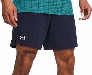 アンダーアーマー メンズ ハーフパンツ・ショーツ ボトムス Under Armour Men's Vanish Woven 6" Shorts Midnight Navy/Mod Gray