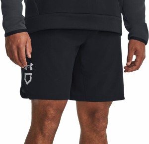 アンダーアーマー メンズ ハーフパンツ・ショーツ ボトムス Under Armour Men's Yard Baseball Shorts Black/Pitch Gray