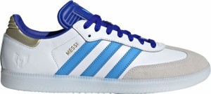 アディダス レディース スニーカー シューズ adidas Samba Messi Indoor Soccer Shoes White/Blue