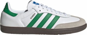 アディダス レディース スニーカー シューズ adidas Samba OG Shoes White/Green