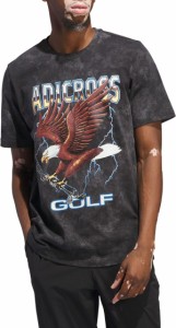 アディダス メンズ Tシャツ トップス adidas Men's Adicross Eagle Graphic Golf T-Shirt Grey Six