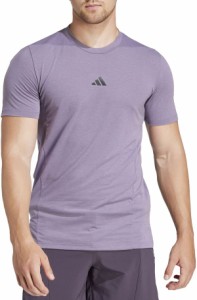 アディダス メンズ Tシャツ トップス adidas Men's Designed for Training Workout T-Shirt Shadow Violet