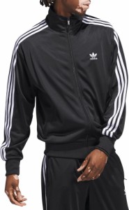 アディダス メンズ ジャケット・ブルゾン アウター adidas Men's Adicolor Firebird Track Jacket Black