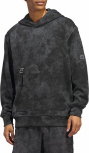 アディダス メンズ パーカー・スウェット アウター adidas Men's Adicross Track Golf Pullover Hoodie Black