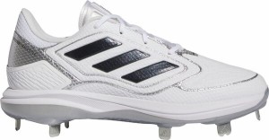 アディダス レディース スニーカー シューズ adidas Women's adizero PureHustle 3 Metal Fastpitch Softball Cleats White/Black