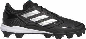 アディダス レディース スニーカー シューズ adidas Women's adizero PureHustle 3 MD Softball Cleats Black/Silver