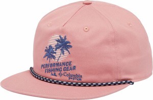 コロンビア メンズ 帽子 アクセサリー Columbia Men's PFG Back Tack Snap Back Sandalwood Pink/PFG Palms